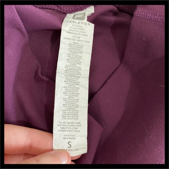 Fabletics Cashel Foldover PureLuxe Legging - Picture 4 of 4